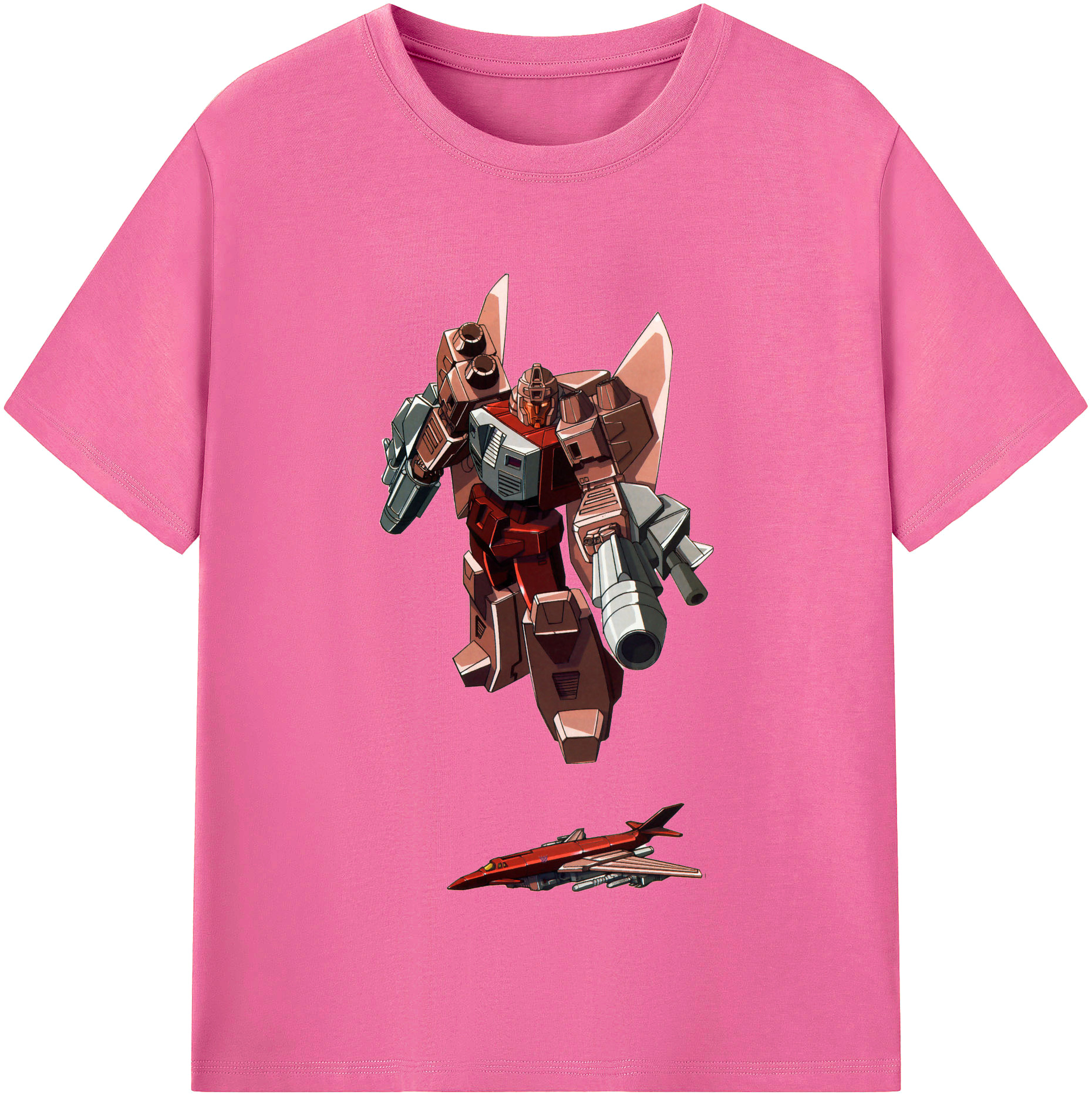 （画像用）  レディースカジュアルプリントTシャツ（綿100％）